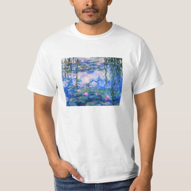 Monet Wasser-Lilien-T - Shirt (Vorderseite)