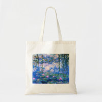 Monet Wasser-Lilien-Taschen-Tasche