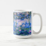 Monet Wasser-Lilien-Tasse Tasse<br><div class="desc">Monet Wasser-Lilien-Tasse. Ölmalerei auf Leinwand ab 1916. Monet malte seinen berühmten Wasserlilienteich besessen während der letzten Jahre seiner Karriere und zeichnete Inspiration vom Licht der Sonne und sein verschiebeneffekt auf das Wasser und die WasserBlumen und das Laub. Diese Malerei kennzeichnet einen vibrierenden Gebrauch von Rosa, Blues und Purpur und macht...</div>