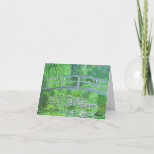 MONET Wasser-Lilien-Teich ANMERKUNGS-KARTE Karte