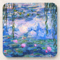 Monet Wasser-Lilien-Untersetzer