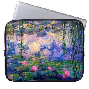 Monet Wasser-Lilien v3 Laptopschutzhülle