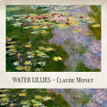 MONET WASSER LILIES PINK GOLD & GRÜNES TISSUPAPIER SEIDENPAPIER<br><div class="desc">Eine der bekanntesten und produktivsten Sammlungen von Claude Monet. Das ist eines von über 200 Gemälden aus seinem Wassergarten, den er Water Lilies nannte. Dieses Stück ist reich an Grau und Lila sowie Blues und Grüntöne und wurde im Jahr 1900 fertig gestellt. Weitere Lilien von Water und weitere Kunstwerke von...</div>