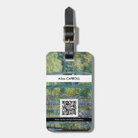 Monet - Wasserlilie, grüne Harmonie - QR-Code