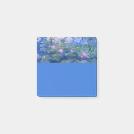Monet Wasserlilien Post-it Klebezettel