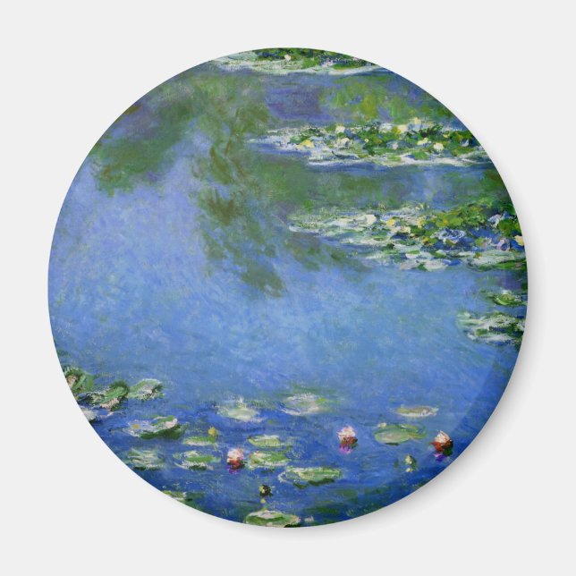 Monet Water Lilien Magnet (Vorne)