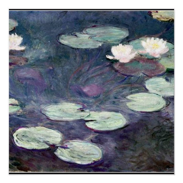 Monet - Water Lilies 1897-1899, Poster (Vorderseite)