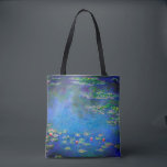 Monet Water Lilies 1906<br><div class="desc">Tote Tasche mit Claude Monets Ölgemälde Water Lilies (1906). Ein ruhiges Stillleben des Zusammenspiels von Licht und Reflexion auf schönen Seerosen in einem Teich. Ein großartiges Geschenk für Fans von Impressionismus und französischer Kunst.</div>