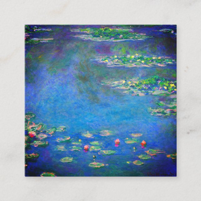 Monet Water Lilies 1906 Begleitkarte (Vorderseite)