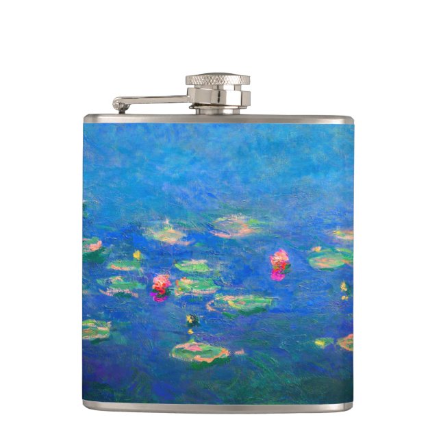 Monet Water Lilies 1906 Flachmann (Vorderseite)