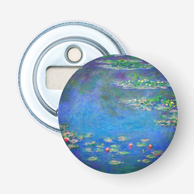Monet Water Lilies 1906 Flaschenöffner (Vorderseite)