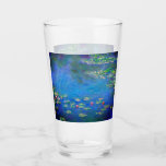 Monet Water Lilies 1906 Glas<br><div class="desc">Glass Tumbler mit Claude Monets Ölgemälde Water Lilies (1906). Ein ruhiges Stillleben des Zusammenspiels von Licht und Reflexion auf schönen Seerosen in einem Teich. Ein großartiges Geschenk für Fans von Impressionismus und französischer Kunst.</div>