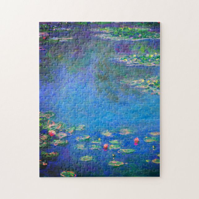 Monet Water Lilies 1906 Puzzle (Vertikal)