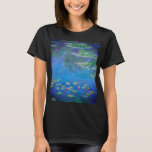 Monet Water Lilies 1906 T-Shirt<br><div class="desc">T - Shirt mit Claude Monets Ölgemälde Water Lilies (1906). Ein ruhiges Stillleben des Zusammenspiels von Licht und Reflexion auf schönen Seerosen in einem Teich. Ein großartiges Geschenk für Fans von Impressionismus und französischer Kunst.</div>