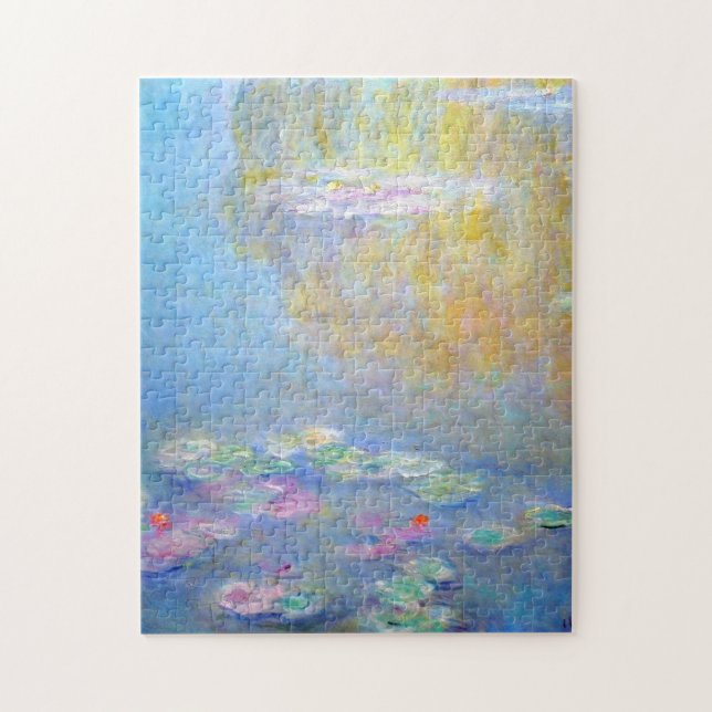 Monet Water Lilies 1908 Kunst und Kultur Puzzle (Vertikal)