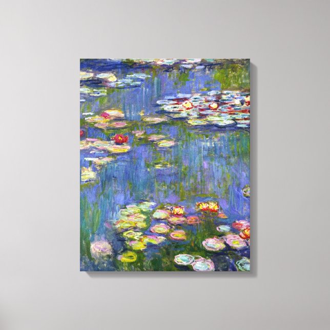 Monet Water Lilies 1916 Leinwanddruck (Vorderseite)