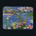 Monet Water Lilies 1916 Magnet<br><div class="desc">Monet Water Lilies Magnet 1916. Ölmalerei auf Leinwand aus dem Jahr 1916. Der französische Impressionist Claude Monet ist nach wie vor berühmt und beliebt für die Gemälde der Wasserlilie, die er in seinem Gartenteich in Giverny entwarf. Diese spezielle Wasserlilienmalerei stammt aus dem Jahr 1916 und zeigt Monets Bewegung in Richtung...</div>
