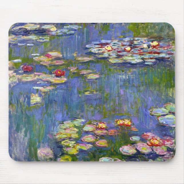 Monet Water Lilies 1916 Mouse Pad Mousepad (Vorne)