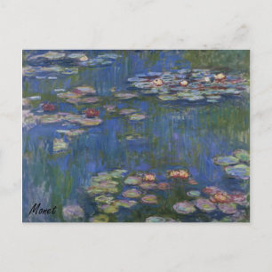 MONET Water Lilies 1916 POSTCARD Postkarte