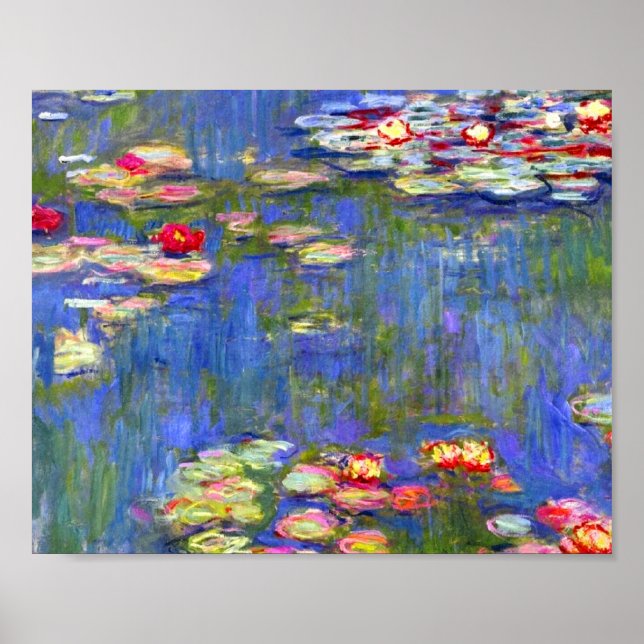 Monet Water Lilies 1916 Poster (Vorne)
