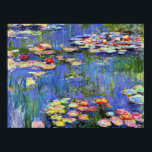 Monet - Water Lilies, 1916, Poster<br><div class="desc">Claude Monets berühmtes Bild,  Water Lilies 1916</div>