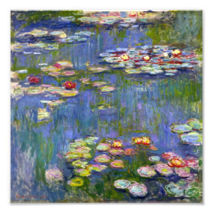 Monet Water Lilies 1916 Print Fotodruck
