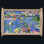 Monet - Water Lilies, 1916,  Serviertablett<br><div class="desc">Claude Monets berühmtes Bild,  Water Lilies 1916</div>