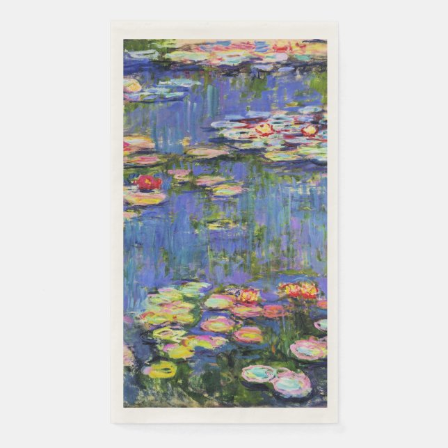 Monet - Water Lilies, 1916, Serviette (Vorderseite)