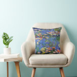 Monet - Water Lilies, 1916, Throw Kissen<br><div class="desc">Claude Monets berühmtes Bild,  Water Lilies 1916</div>