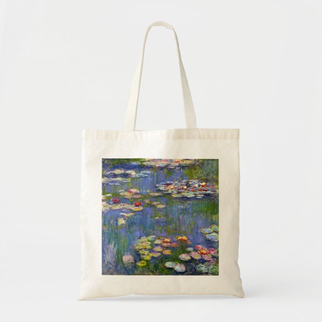 Monet Water Lilies 1916 Tote Bag Tragetasche (Vorne)