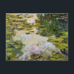 Monet - Water Lilies 1917-1919 Postkarte<br><div class="desc">Berühmtes Gemälde von Claude Monet,  Water Lilies 1917-1919</div>