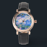 Monet - Water Lilies 1919 Armbanduhr<br><div class="desc">Claude Monet 1919 Gemälde,  Water Lilies.</div>