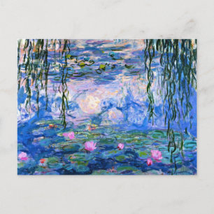 Monet - Water Lilies, 1919 Artwork Postkarte