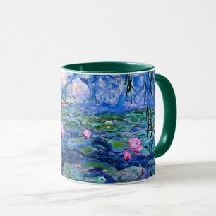Monet: Water Lilies 1919, berühmtes Gemälde Tasse