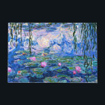 Monet: Water Lilies 1919 Fußmatte<br><div class="desc">Claude Monet: Water Lilies Red,  1919,  Impressionismus Kunstwerk</div>