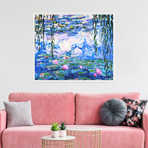 Monet - Water Lilies, 1919, Leinwanddruck