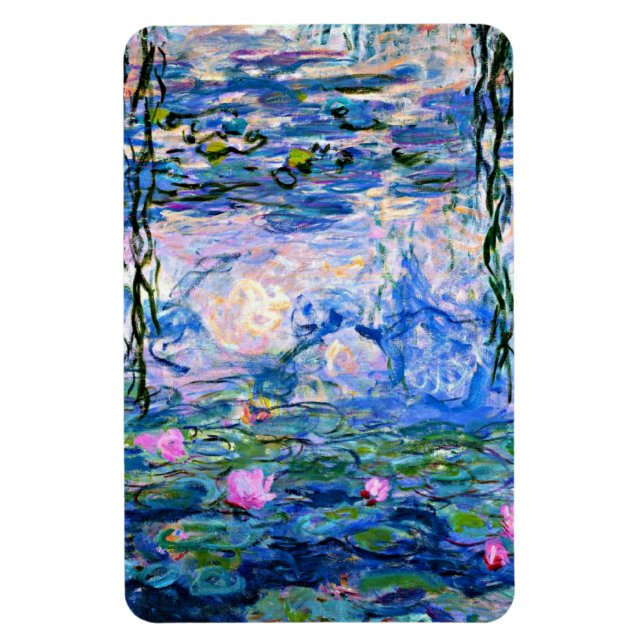 Monet - Water Lilies, 1919 Magnet (Vertikal)