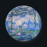 Monet - Water Lilies, 1919 Pappteller<br><div class="desc">Claude Monet 1919 Gemälde,  Water Lilies</div>