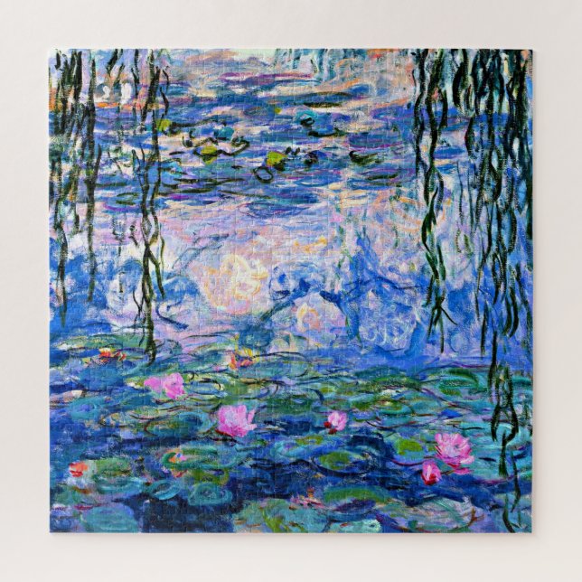 Monet - Water Lilies, 1919, Puzzle (Vertikal)