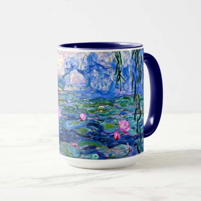 Monet: Water Lilies 1919 Tasse (VorderseiteRechts)