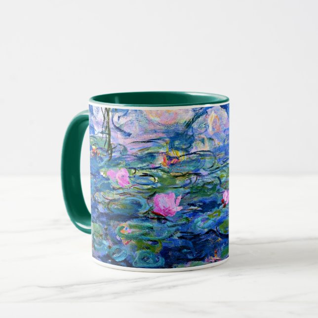 Monet: Water Lilies 1919, Tasse (Vorderseite Links)