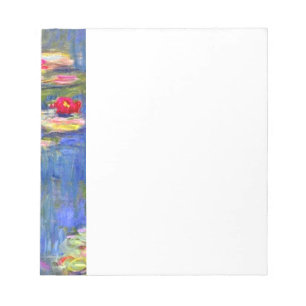 Monet Water Lilies aktualisiert Notizblock