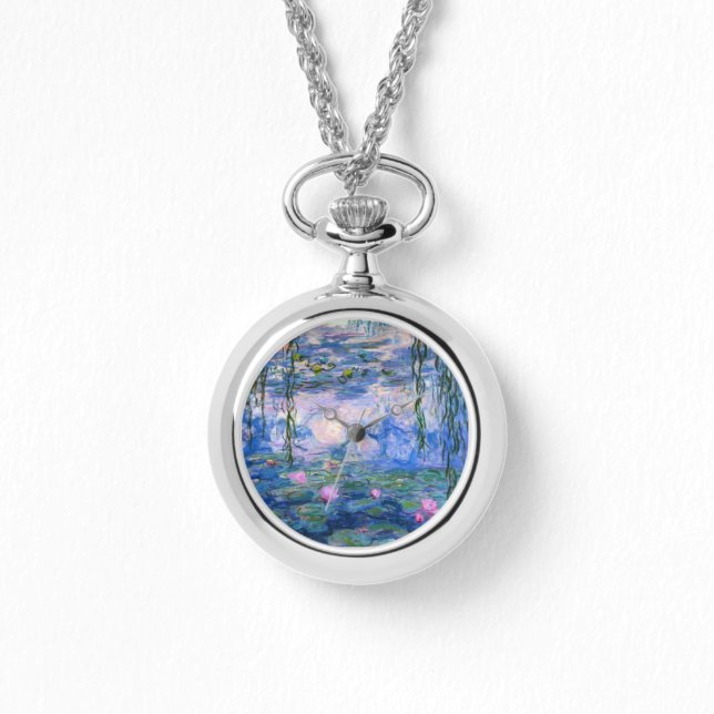 Monet Water Lilies Armbanduhr (Vorderseite)