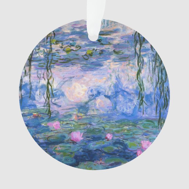 Monet - Water Lilies arwork, 1919 Ornament (Vorderseite)