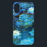 Monet - Water Lilies (blau) iPhone 16 Plus Hülle<br><div class="desc">Claude Monets berühmtes Gemälde,  Water Lilies (blau).</div>