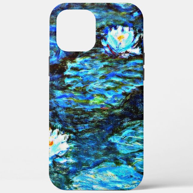 Monet - Water Lilies, blau, Case-Mate iPhone Hülle (Rückseite)