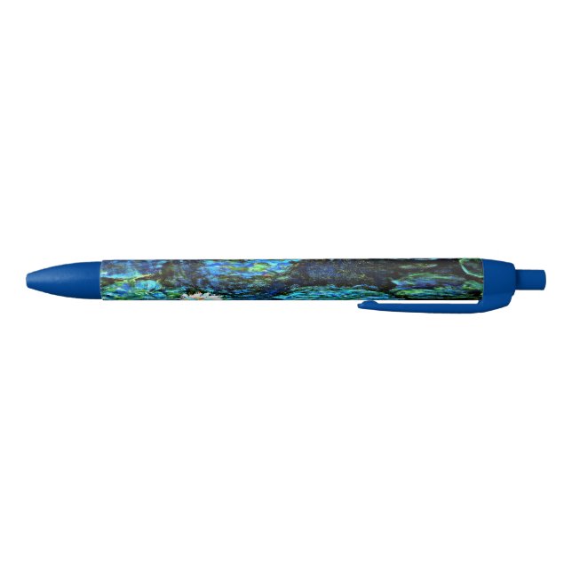 Monet - Water Lilies Blue Kugelschreiber (Unterseite)