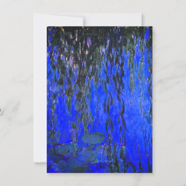 Monet Water Lilies Card (Vorderseite)