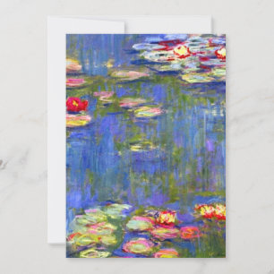 Monet Water Lilies Einladung