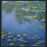 Monet Water Lilies Fine Art (1906) Serviette<br><div class="desc">Water Lilies, Claude Monet, 1906. Öl auf Leinwand, 89, 9 x 94, 1 cm. Art Institute of Chicago. Water Lilies (oder Nymphéas) ist eine Reihe von ca. 250 Ölgemälden des französischen Impressionisten Claude Monet (1840-1926). Die Gemälde zeigen Monets Blumengarten in Giverny und standen im Mittelpunkt der künstlerischen Produktion Monets in...</div>